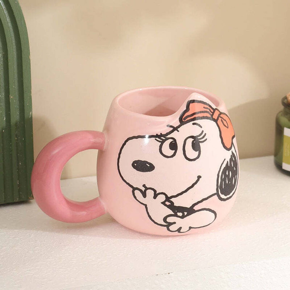 Zuviko Snoopy Ceramic Cute Snoopy Coffee and Tea Ceramic Coffee Mug