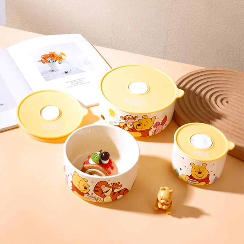 Zuviko India Hand-Painted Ceramic Serving Bowl Set of 3 | Office -School Lunchs, Snack, Dry Fruit & Dessert Bowls